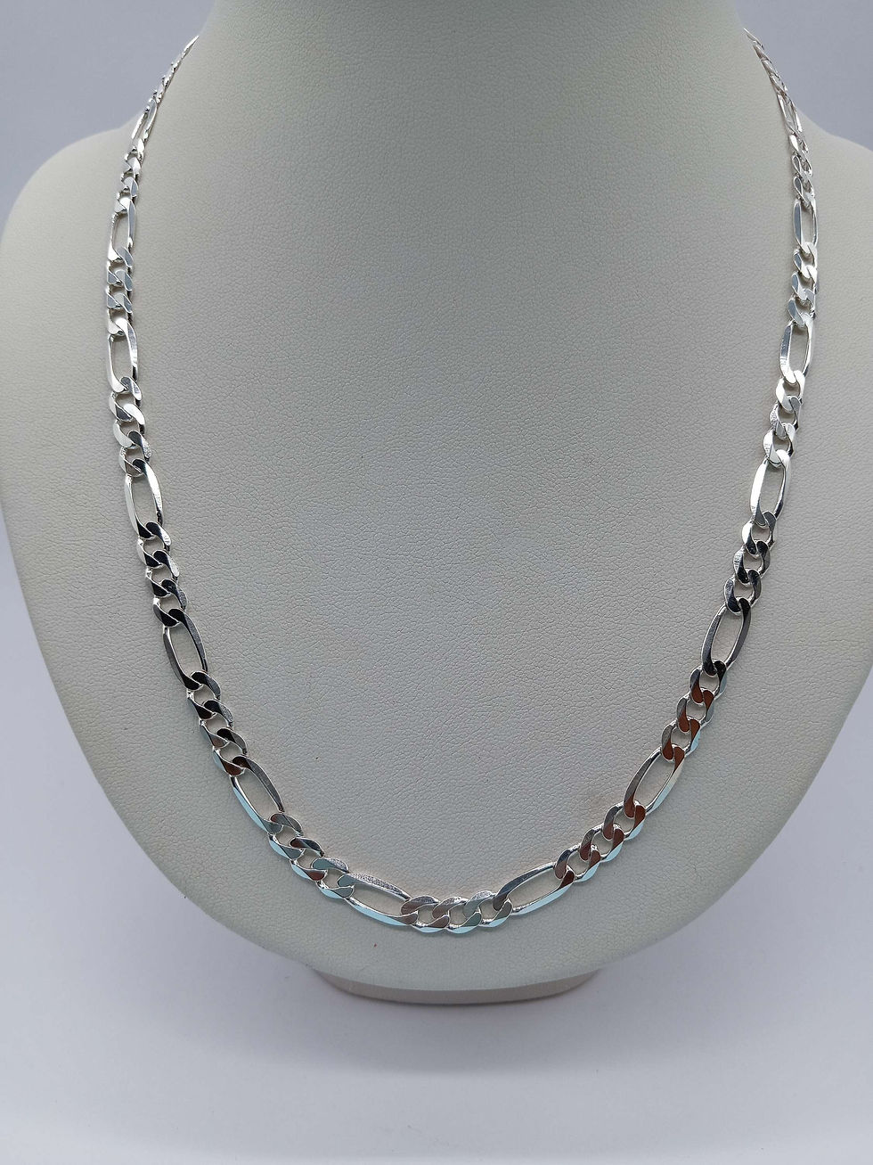 Silver men's neck chain