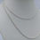 Thumbnail: Thin oval loop silver chain