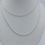 Thumbnail: Thin oval loop silver chain