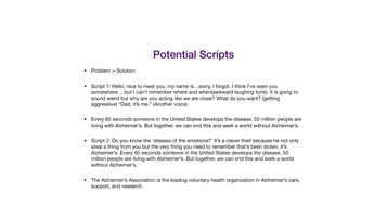 PSA Script