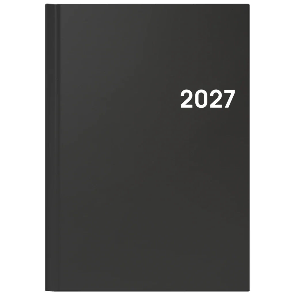 Agenda săptămânală A5, coperta Balacron negru 1079661907