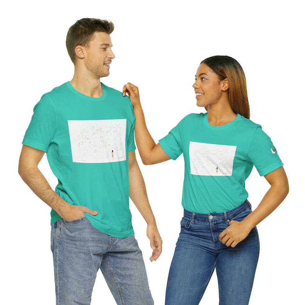 Thumbnail: Sandcastle Unisex Style Jersey Short Sleeve Tee by Ikki Matsumoto