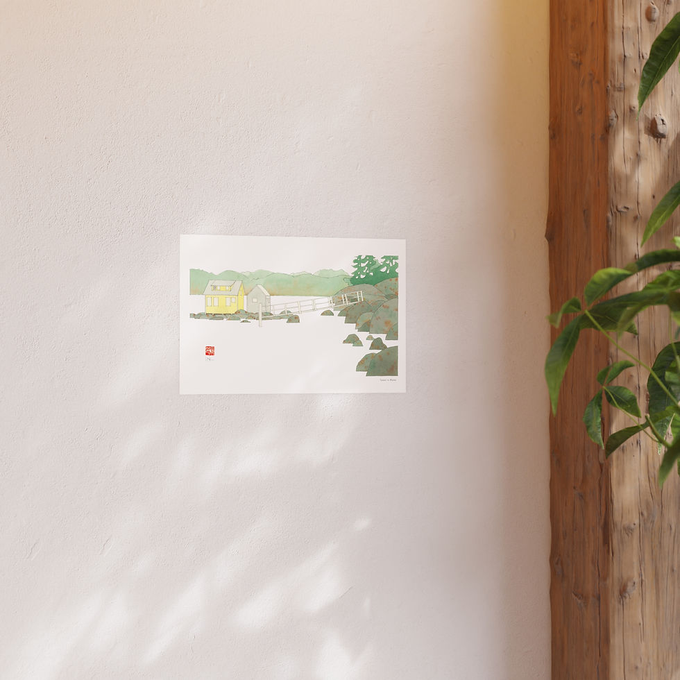 Thumbnail: Solace in Maine Satin and Archival Matte Posters by Ikki Matsumoto