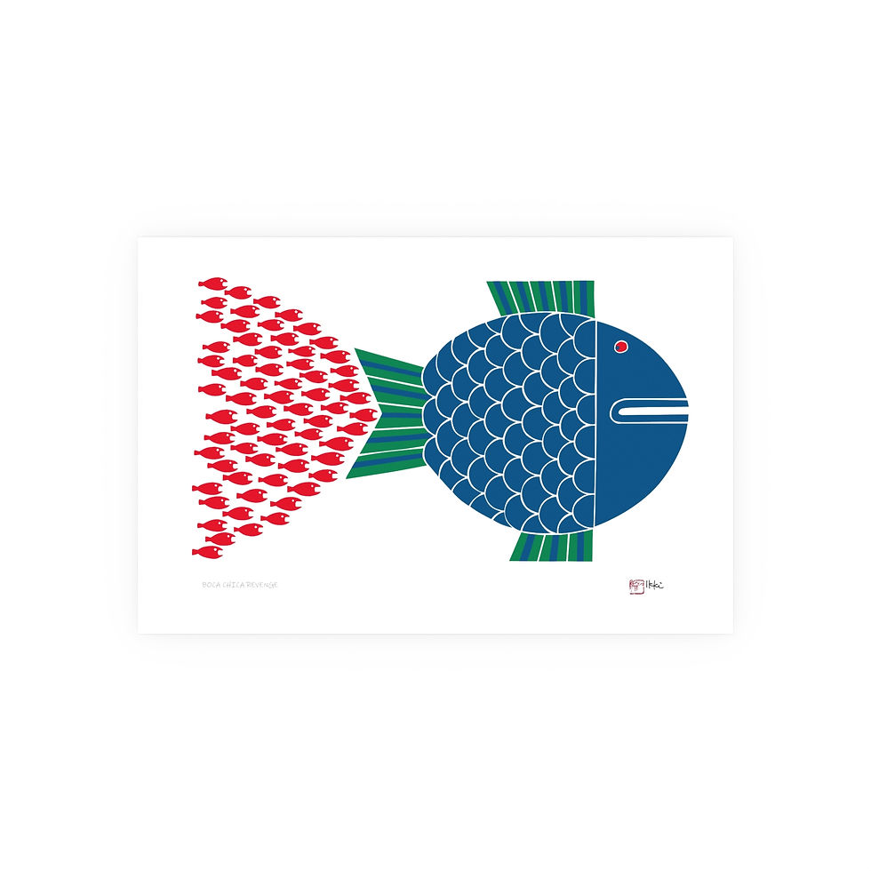 Thumbnail: Boca Chica Revenge Satin and Archival Matte Posters by Ikki Matsumoto