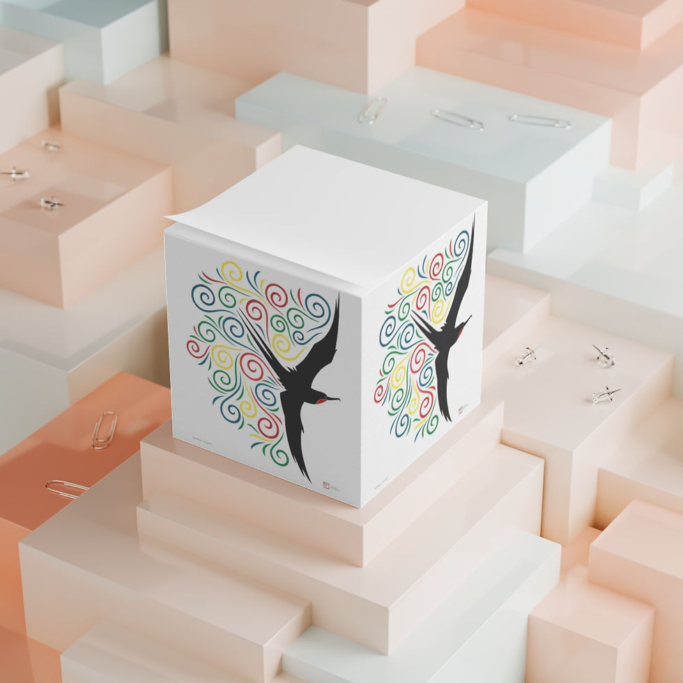 Thumbnail: Rainbow Flight by Ikki Matsumoto Note Cube