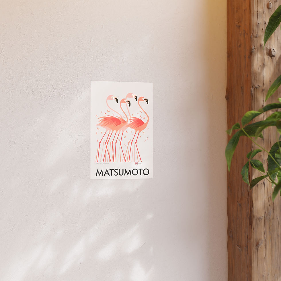 Thumbnail: Flaminco Dancers Satin and Archival Matte Posters by Ikki Matsumoto