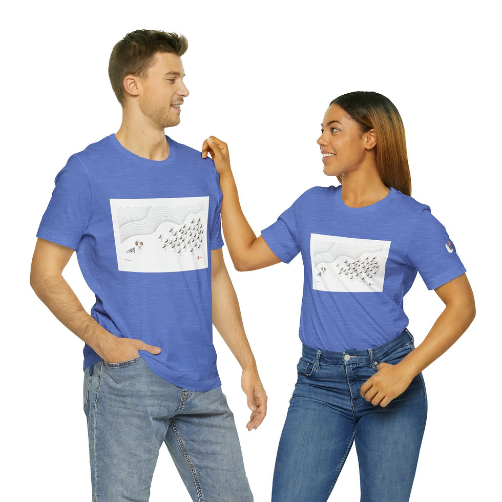 Thumbnail: Junonia Unisex Jersey Short Sleeve Tee by Ikki Matsumoto
