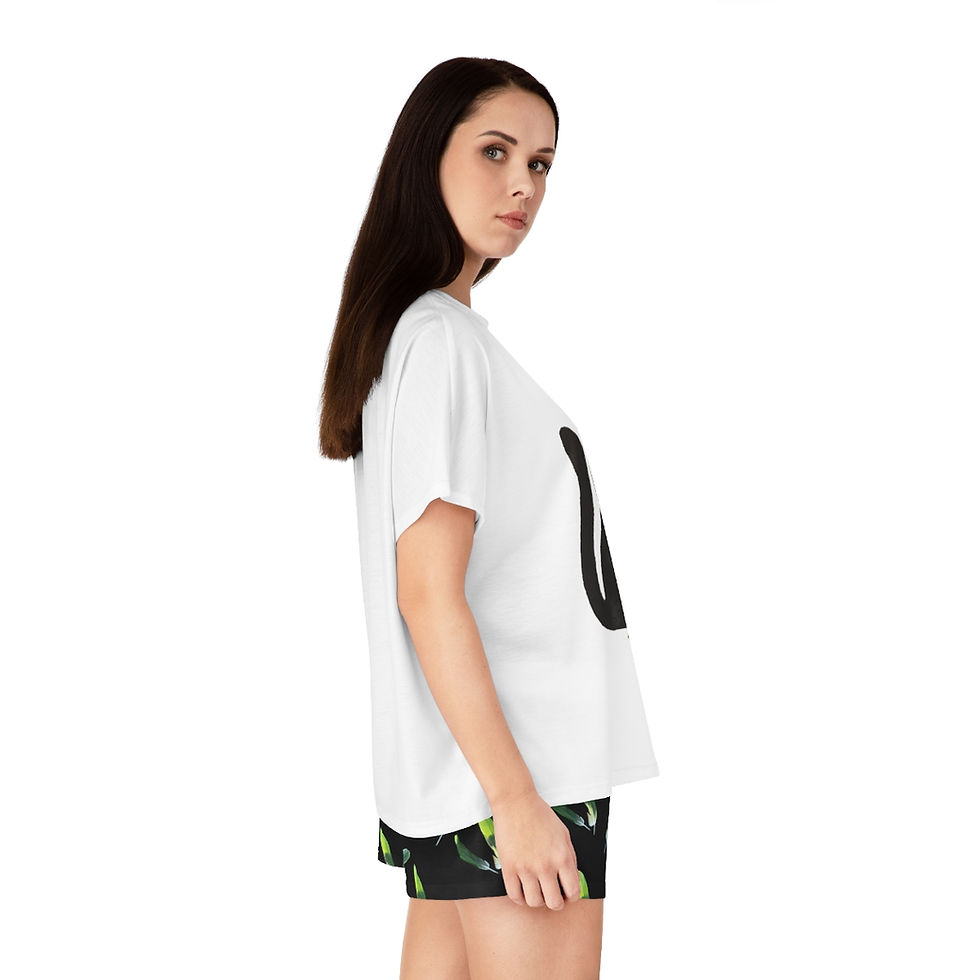 Thumbnail: Bird, What Bird!? Women's Short Pajama Set by Ikki Matsumoto