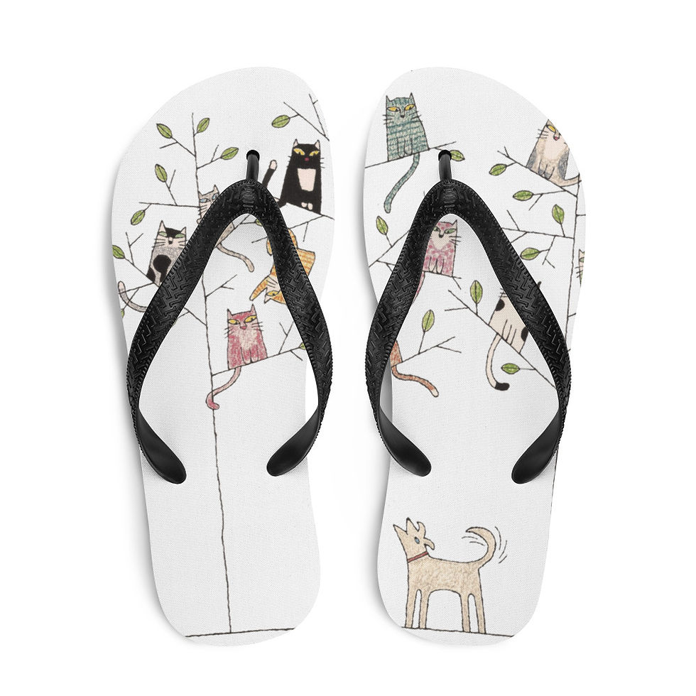Thumbnail: Cat Trees Flip-Flops