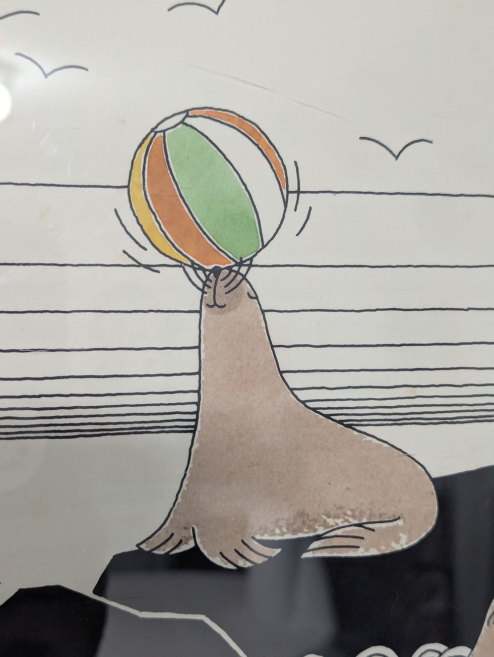 Thumbnail: Having a Ball Silkscreen by Ikki Matsumoto