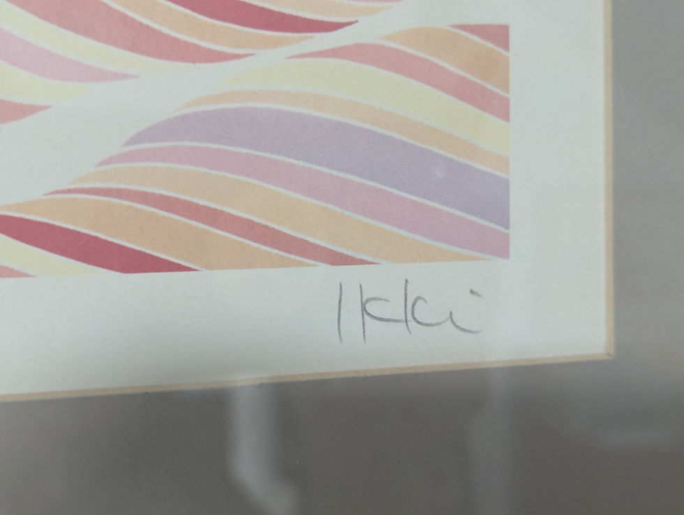 Thumbnail: Ibis Lithograph by Ikki Matsumoto