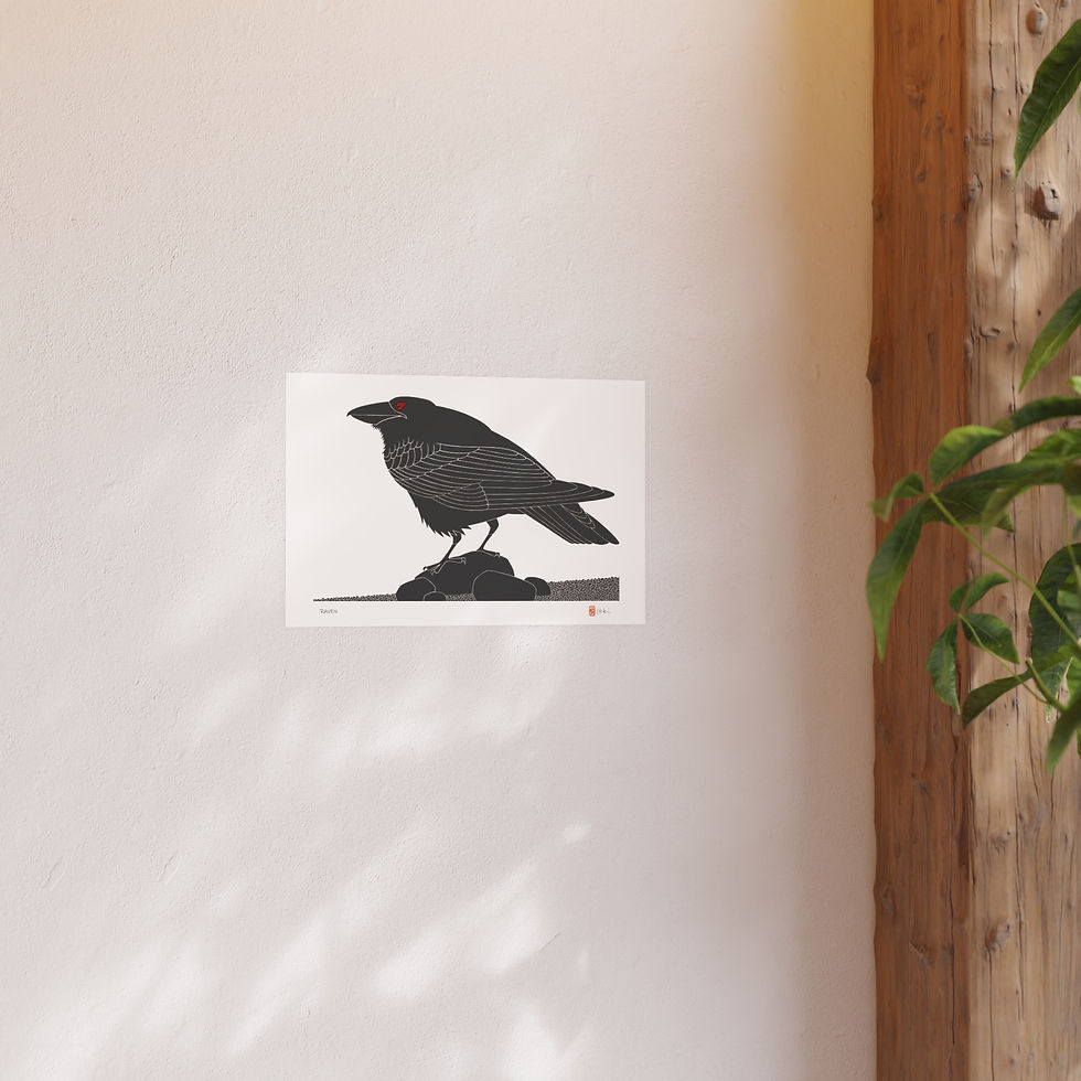 Thumbnail: Raven Satin and Archival Matte Posters by Ikki Matsumoto