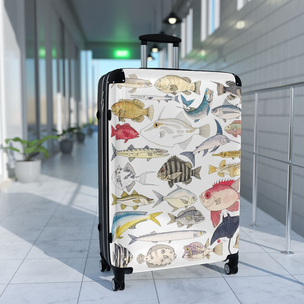 Thumbnail: Florida Fish by Ikki Matsumoto Cabin Suitcase