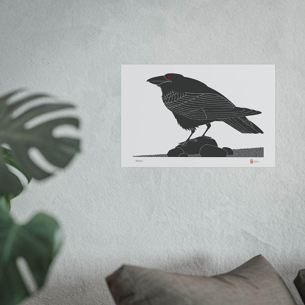 Thumbnail: Raven Satin and Archival Matte Posters by Ikki Matsumoto