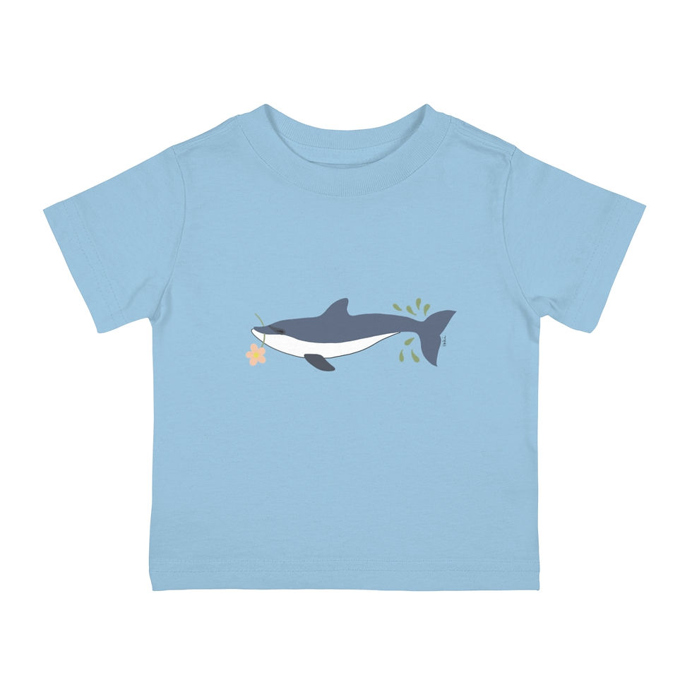 Thumbnail: Dolphin Love by Ikki Matsumoto Infant Cotton Jersey Tee