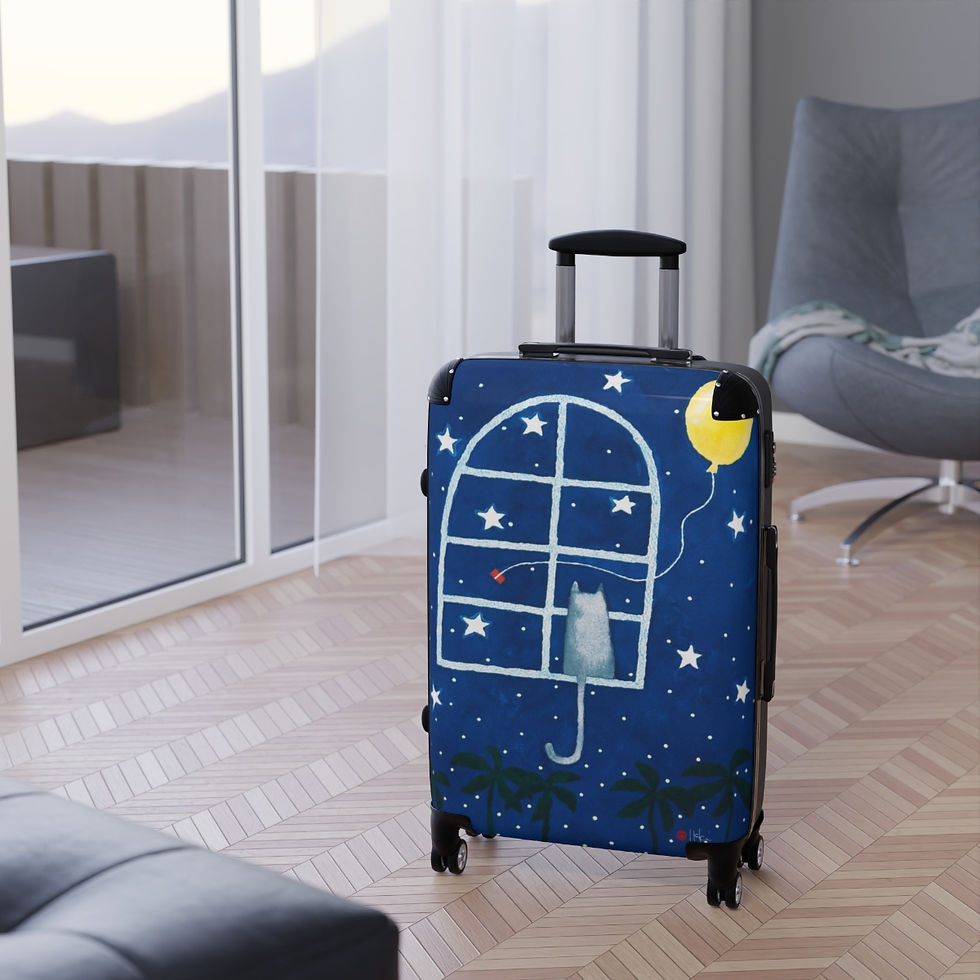 Thumbnail: Ballad of a Cat Balloon by Ikki Matsumoto Cabin Suitcase