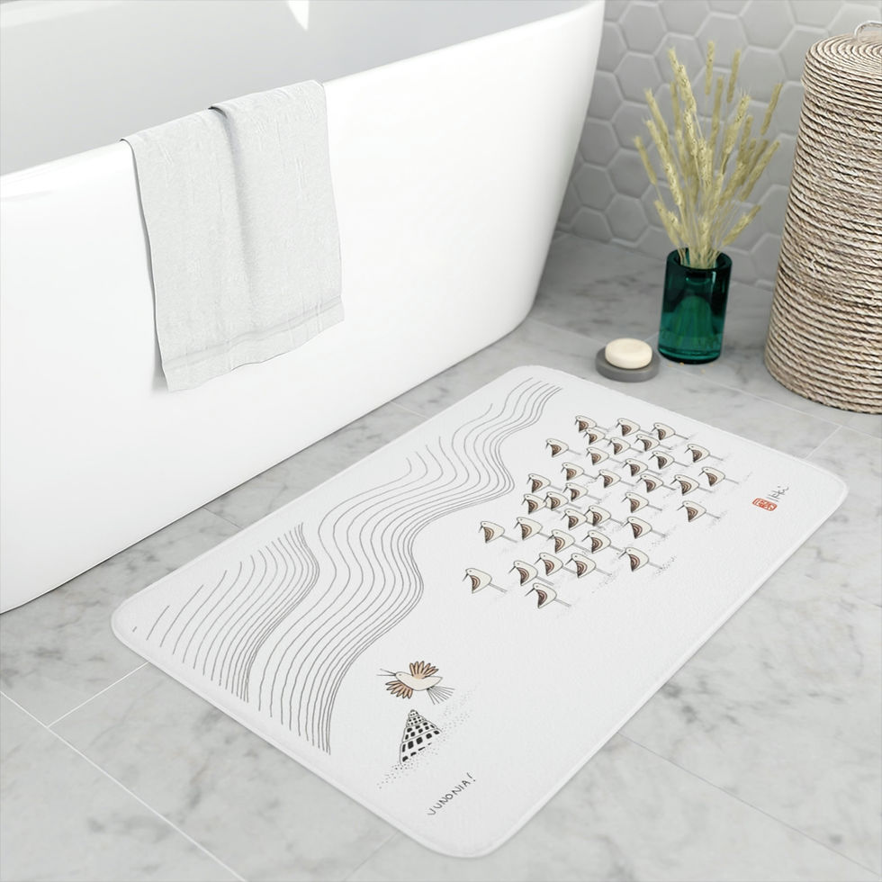 Thumbnail: Junonia by Ikki Matsumoto Memory Foam Bath Mat