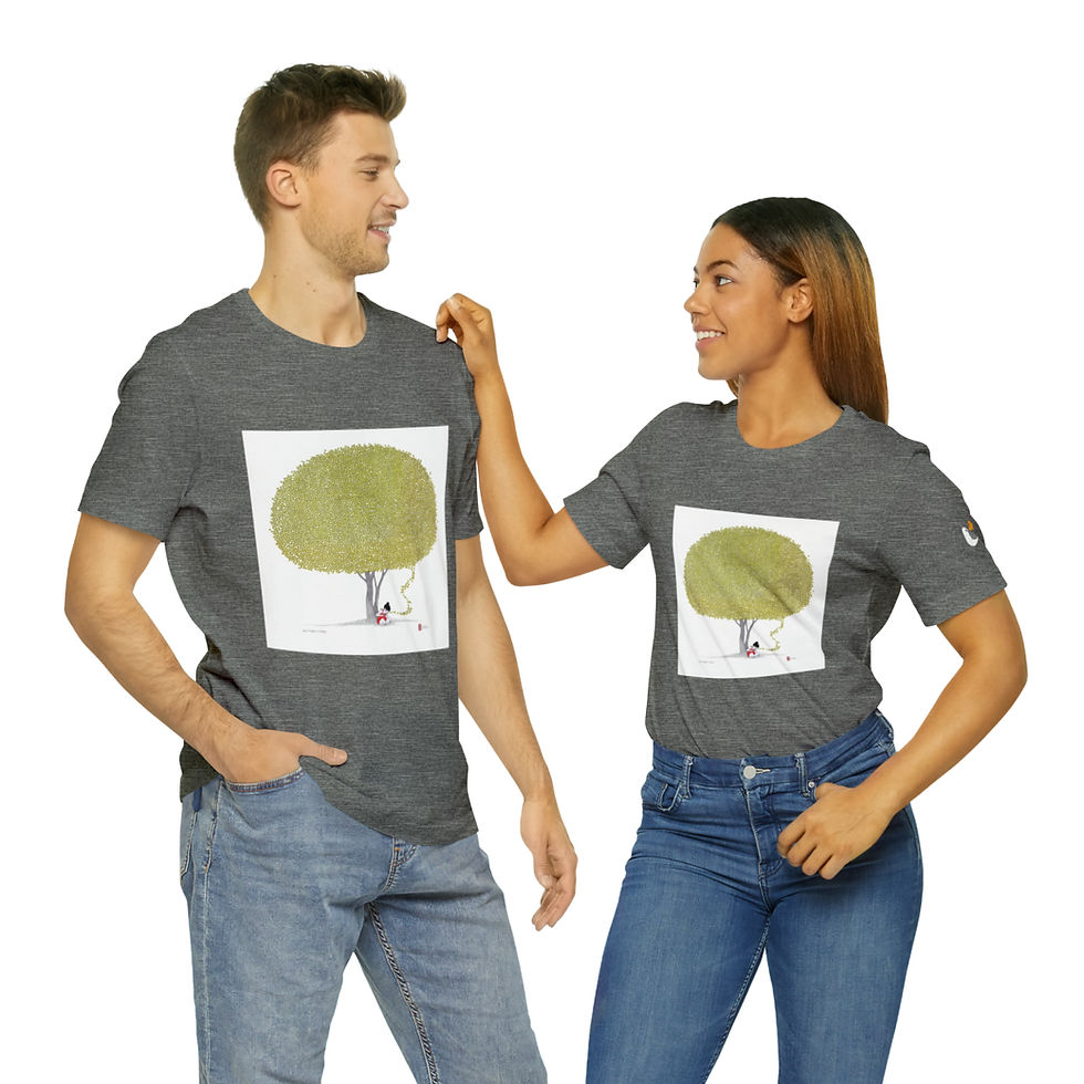 Thumbnail: Butterfly Tree Unisex Jersey Short Sleeve Tee by Ikki Matsumoto