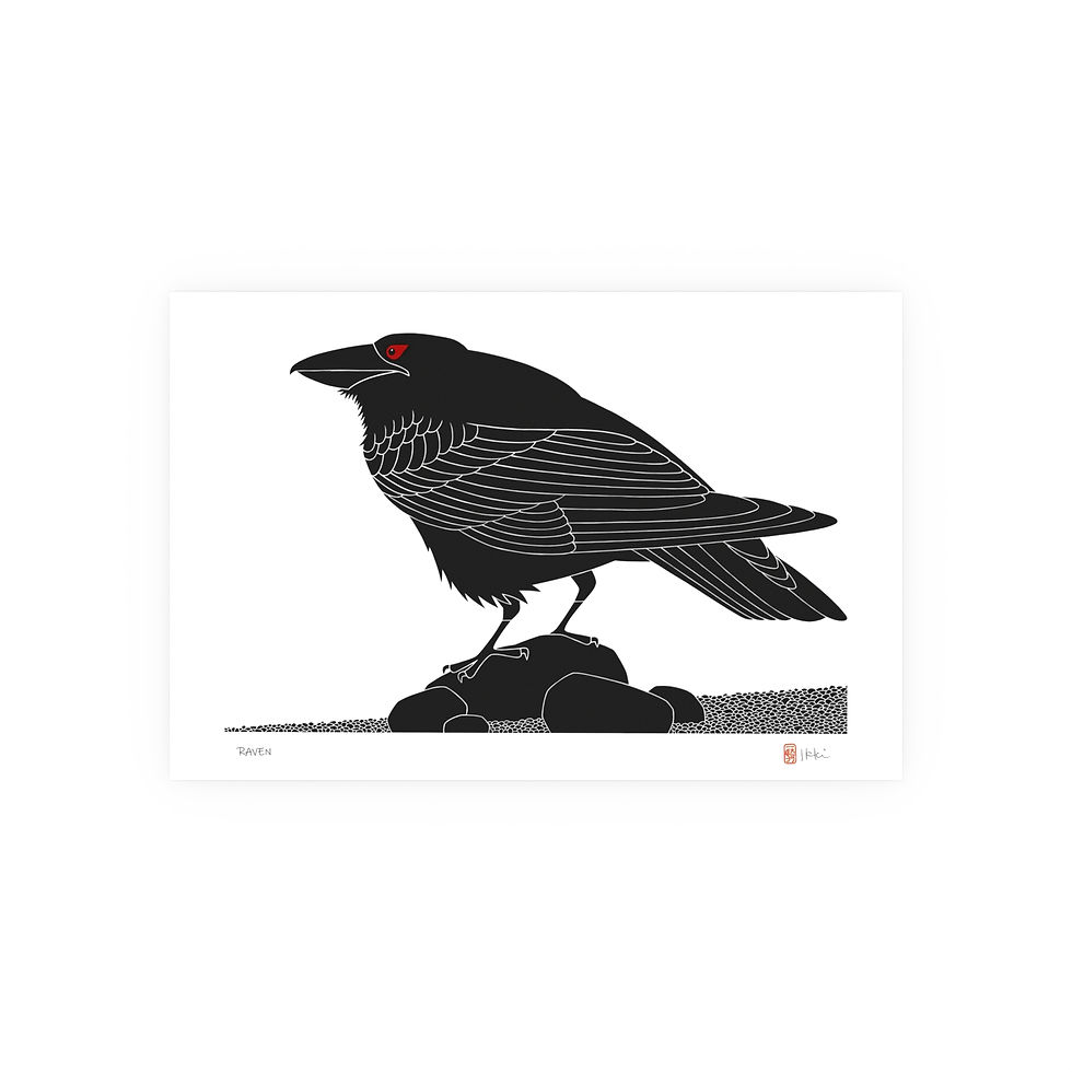 Thumbnail: Raven Satin and Archival Matte Posters by Ikki Matsumoto