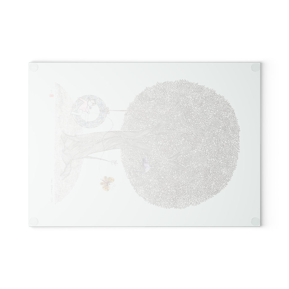 Thumbnail: Lazy Summer Day by Ikki Matsumoto Glass Cutting Board