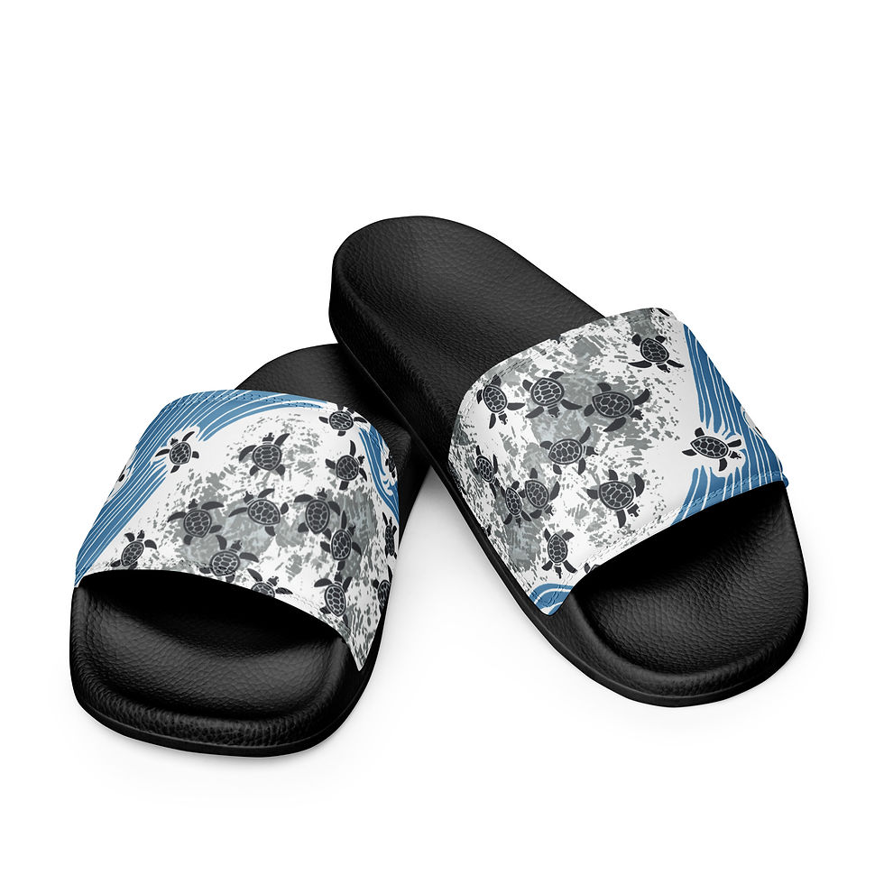 Thumbnail: To the Sea Men’s slides by Ikki Matsumoto