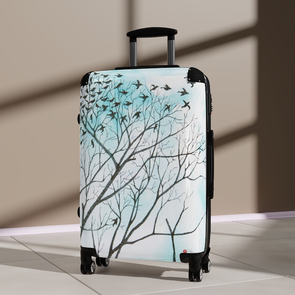Thumbnail: Flying South by Ikki Matsumoto Cabin Suitcase