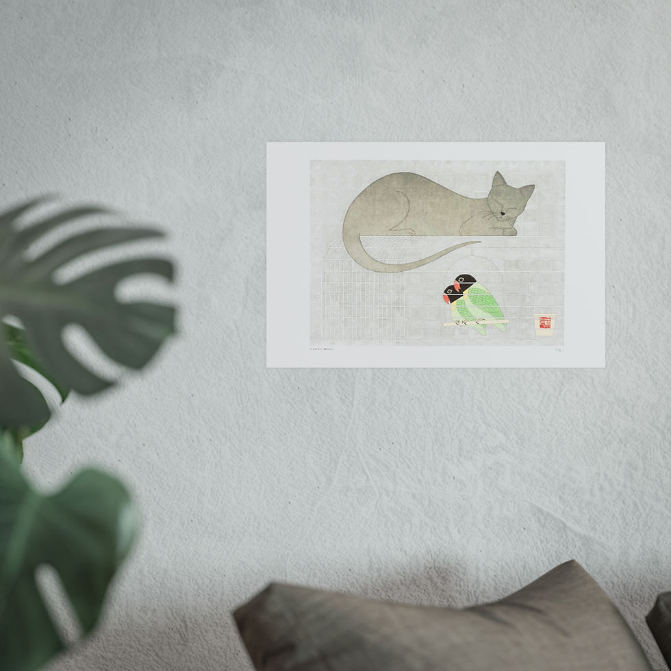 Thumbnail: Pleasant Dreams Satin and Archival Matte Posters by Ikki Matsumoto