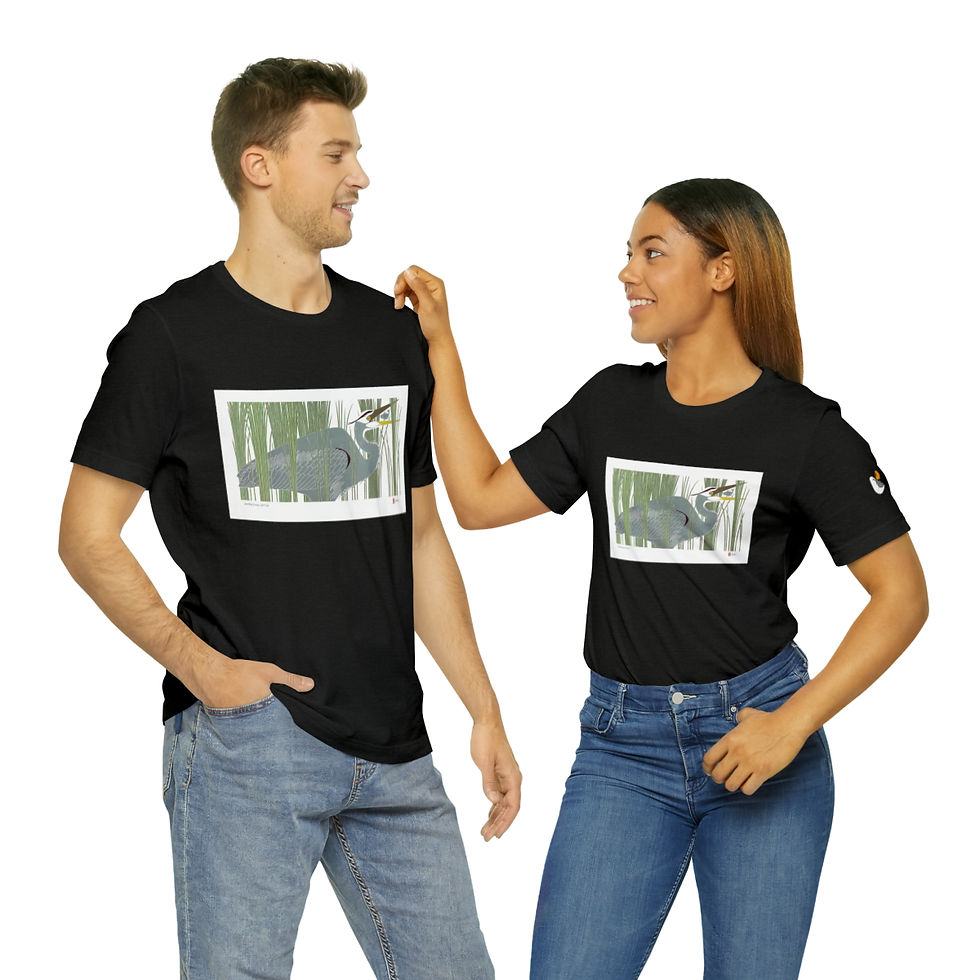 Thumbnail: Morning Catch Unisex Style Jersey Short Sleeve Tee by Ikki Matsumoto