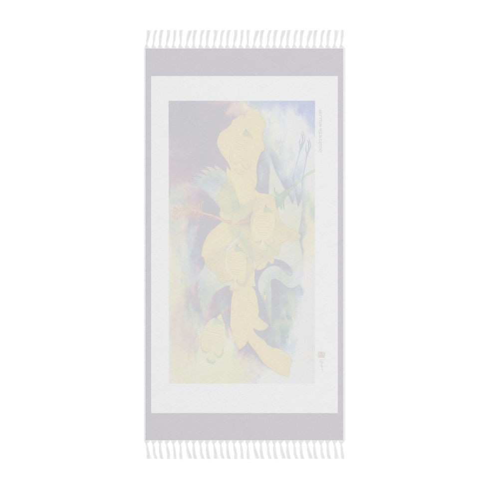 Thumbnail: Yellow Hibiscus by Ikki Matsumoto Boho Beach Cloth