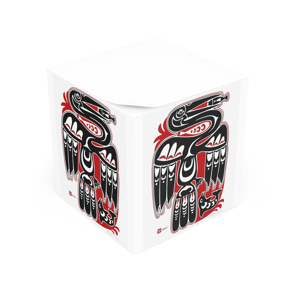 Thumbnail: Tribal Anhinga by Ikki Matsumoto Note Cube