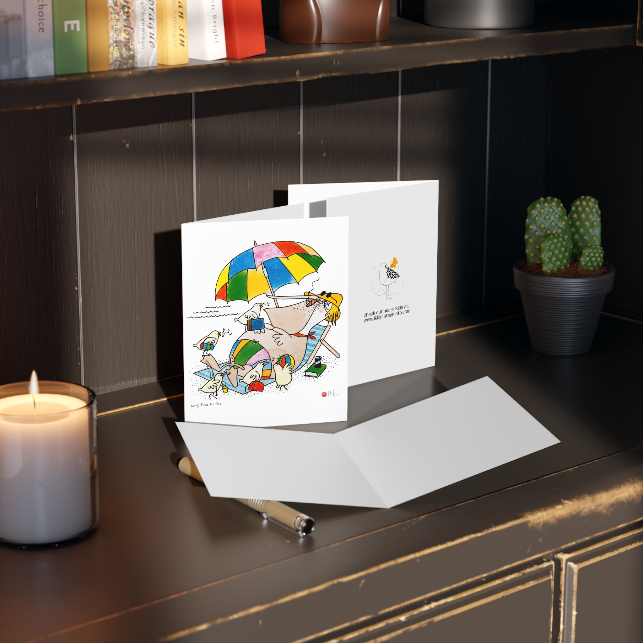 Long Time No See by Ikki Matsumoto Cards - 8, 16, or 24 Pieces