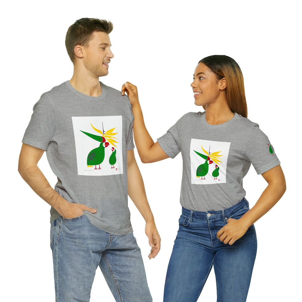 Thumbnail: Bird of Paradise?! Unisex Jersey Short Sleeve Tee by Ikki Matsumoto