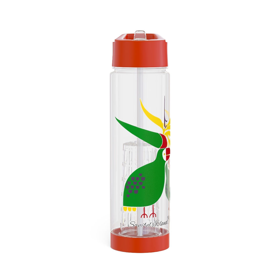 Thumbnail: Bird of Paradise?! by Ikki Matsumoto Infuser Water Bottle
