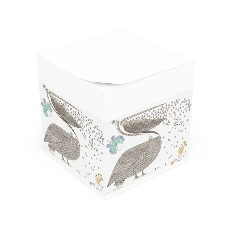 Thumbnail: Say It With Flowers by Ikki Matsumoto Note Cube