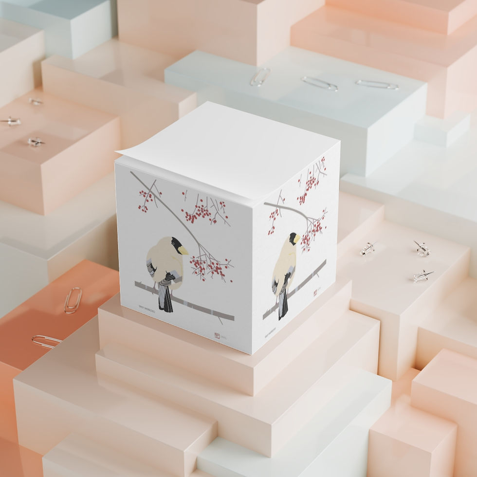Thumbnail: Red Berries by Ikki Matsumoto Note Cube