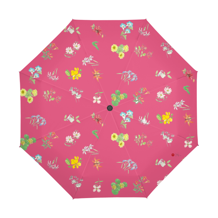Thumbnail: Florida Wild Flowers by Ikki Matsumoto Automatic Umbrella