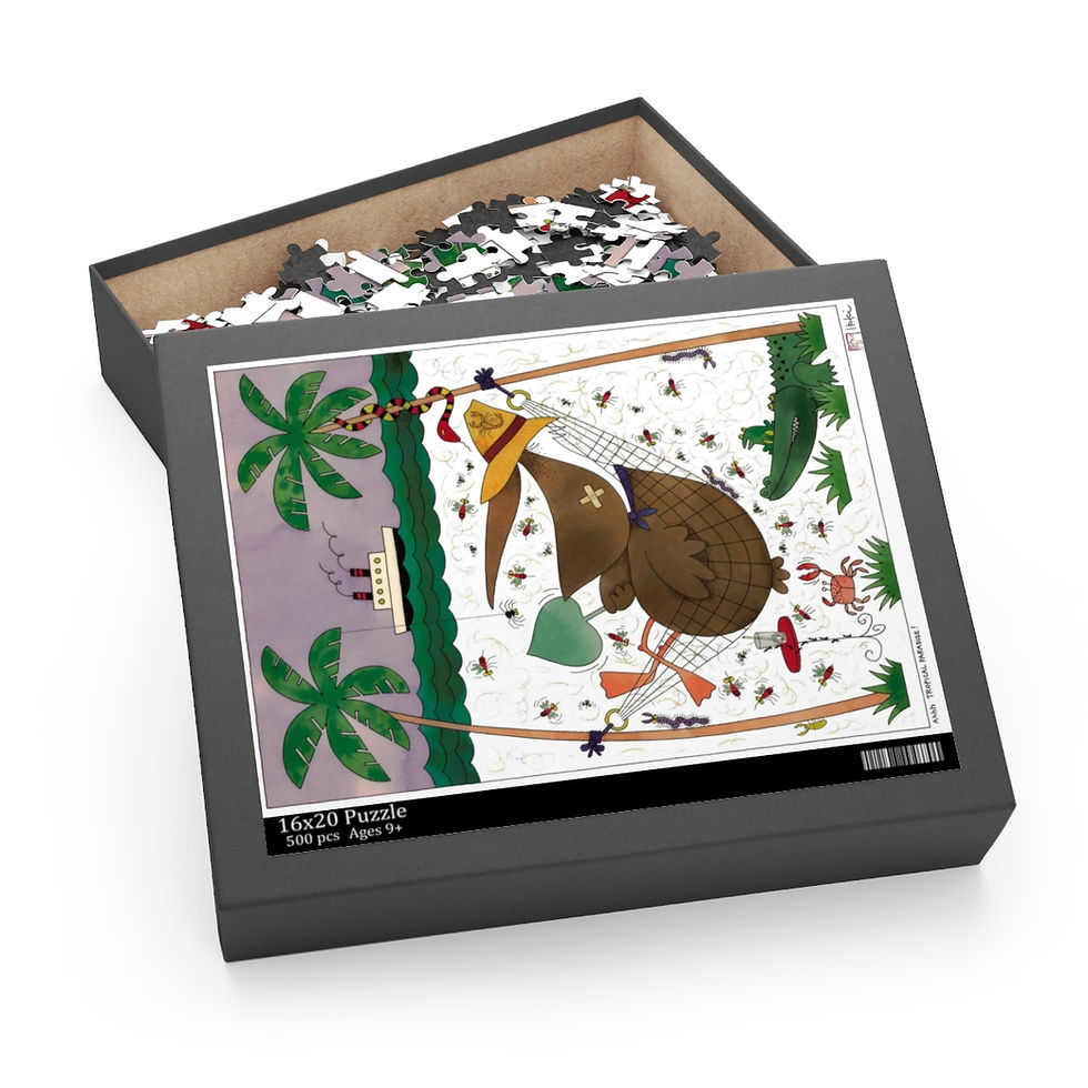 Thumbnail: Ahh, Tropical Paradise Puzzle by Ikki Matsumoto (120, 252, 500-Piece)