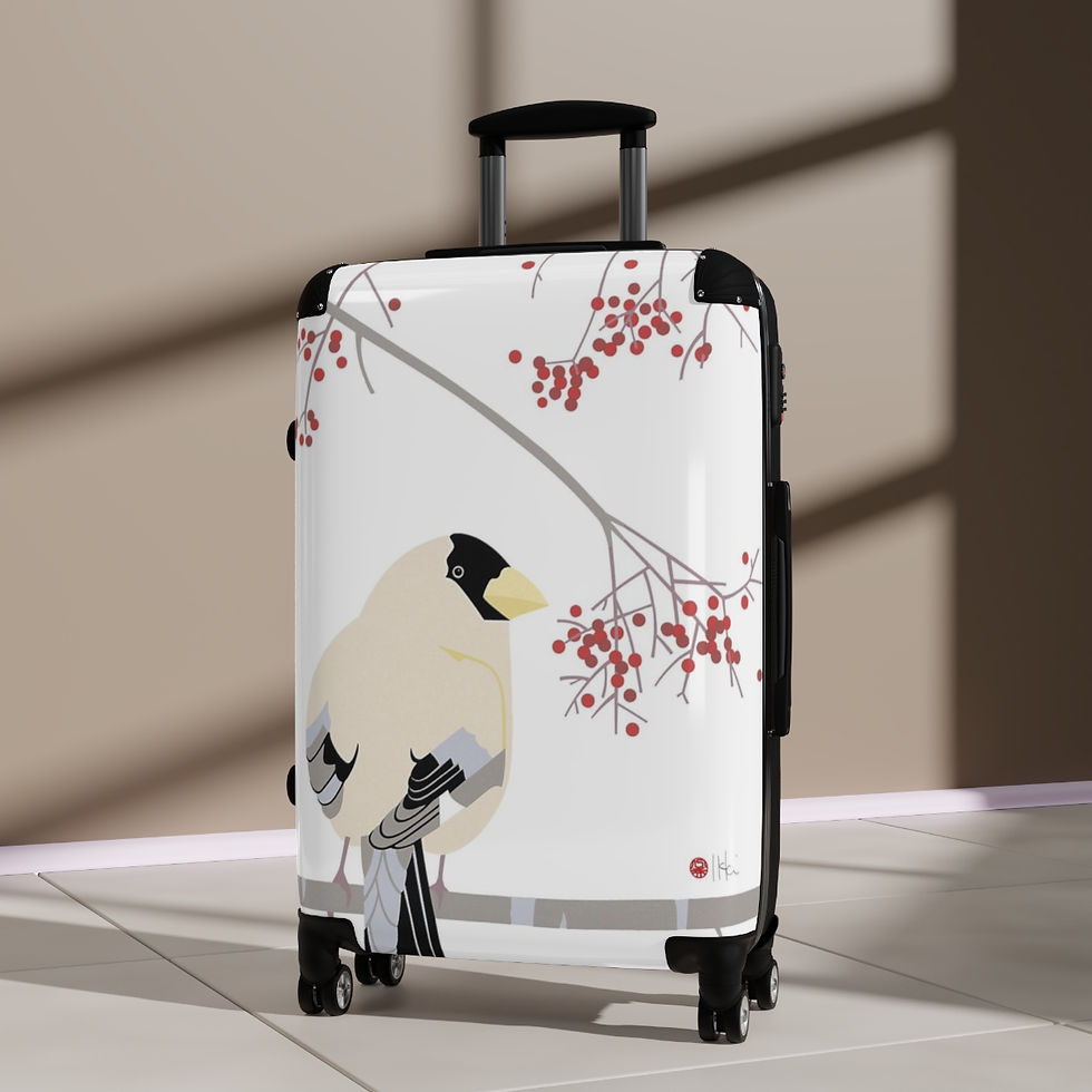 Thumbnail: Red Berries by Ikki Matsumoto Cabin Suitcase