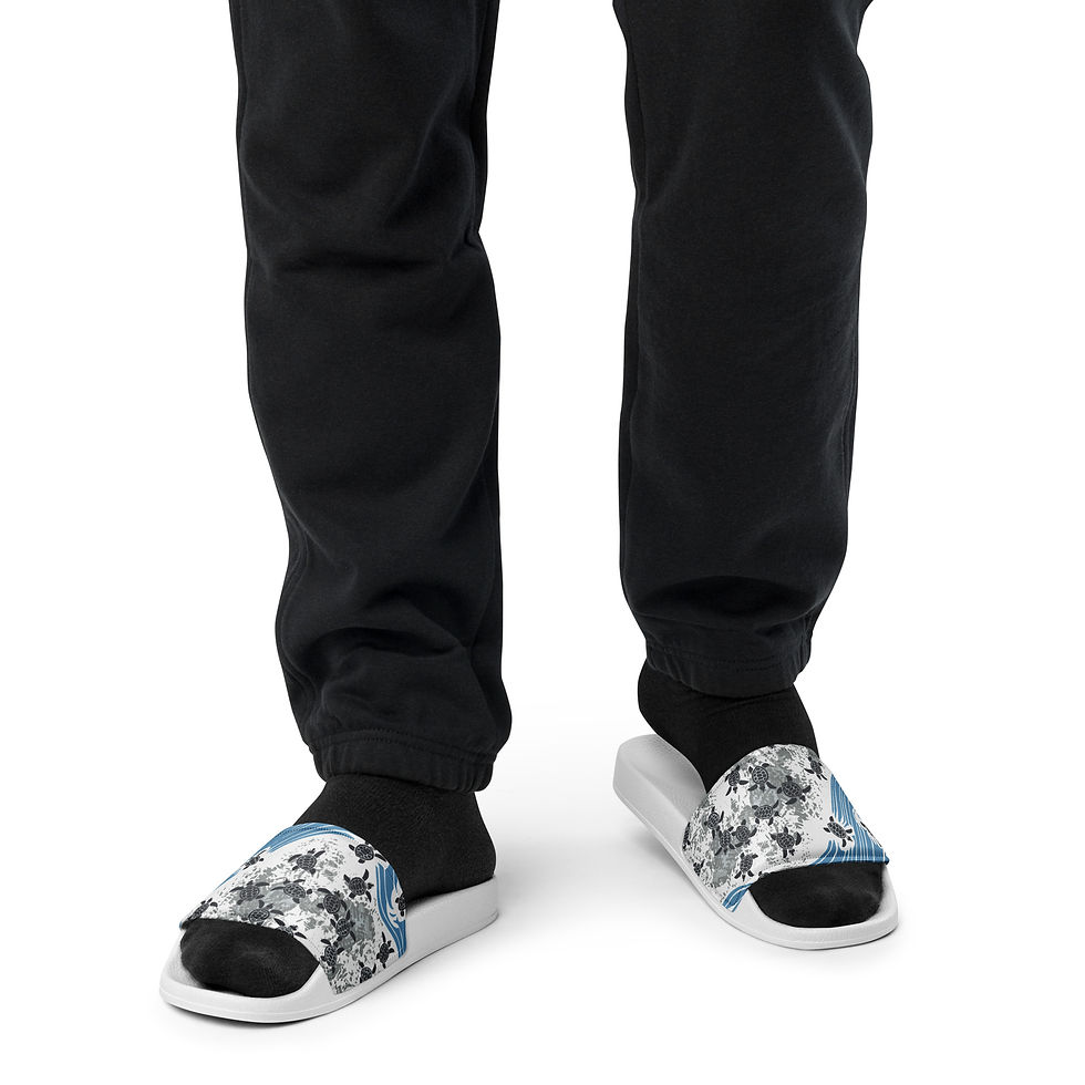 Thumbnail: To the Sea Men’s slides by Ikki Matsumoto