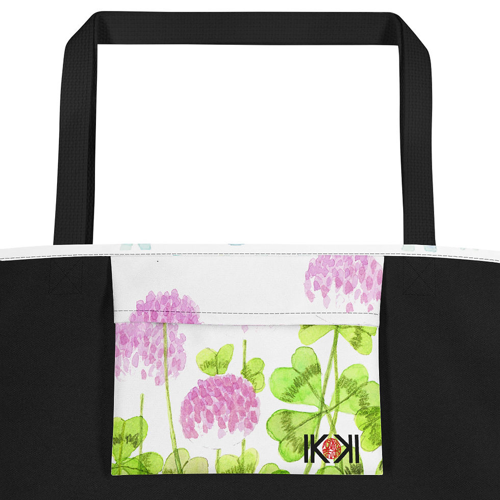 Thumbnail: Cat in Clover Beach Bag