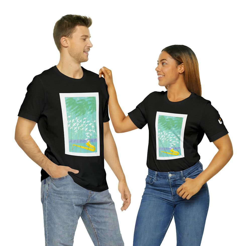 Thumbnail: Sanibel Fantasy Unisex Style Jersey Short Sleeve Tee by Ikki Matsumoto