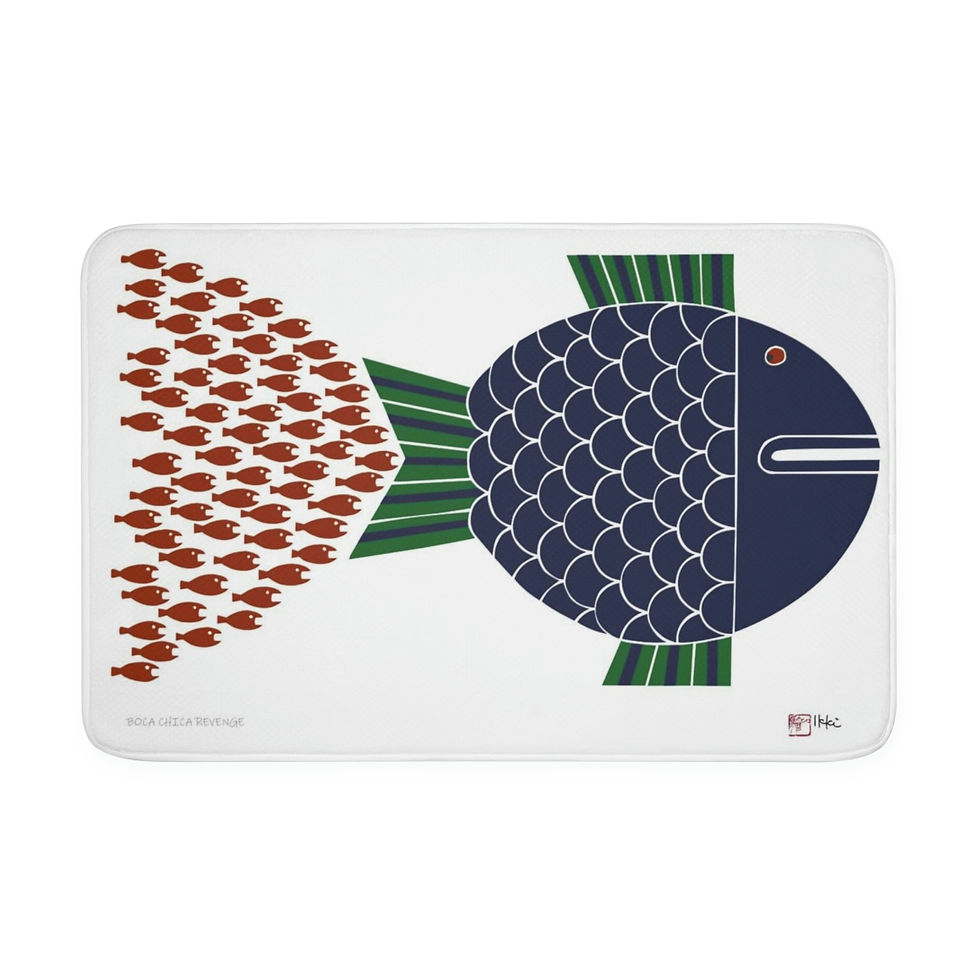 Thumbnail: Boca Chica Revenge by Ikki Matsumoto Memory Foam Bath Mat