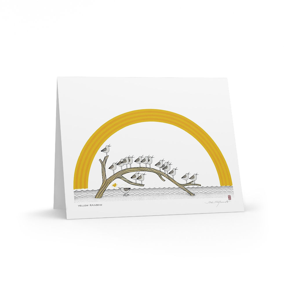 Thumbnail: Yellow Hibiscus by Ikki Matsumoto Cards - 8, 16, or 24 Pieces