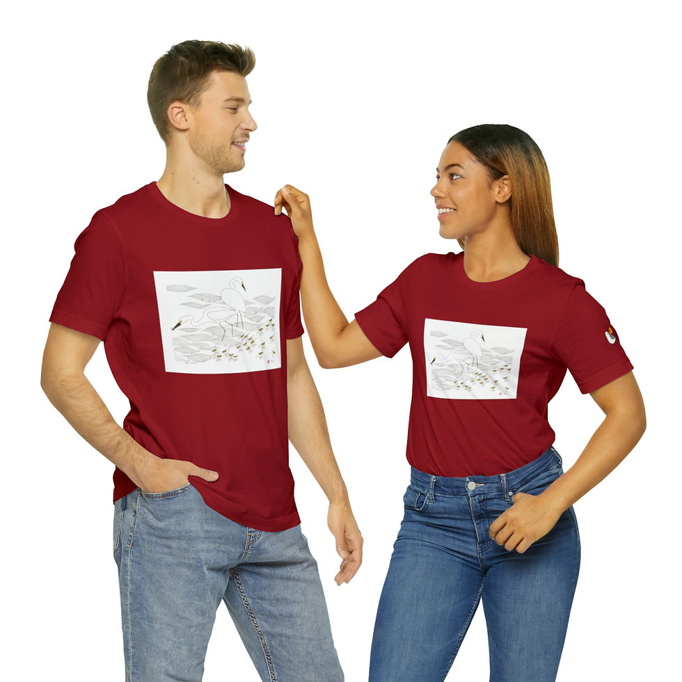 Thumbnail: Surf Fishing Unisex Style Jersey Short Sleeve Tee by Ikki Matsumoto