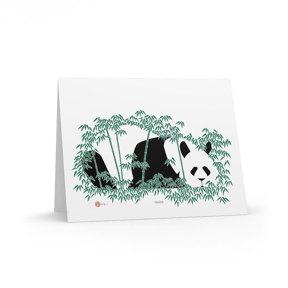Thumbnail: Panda by Ikki Matsumoto Cards - 8, 16, or 24 Pieces