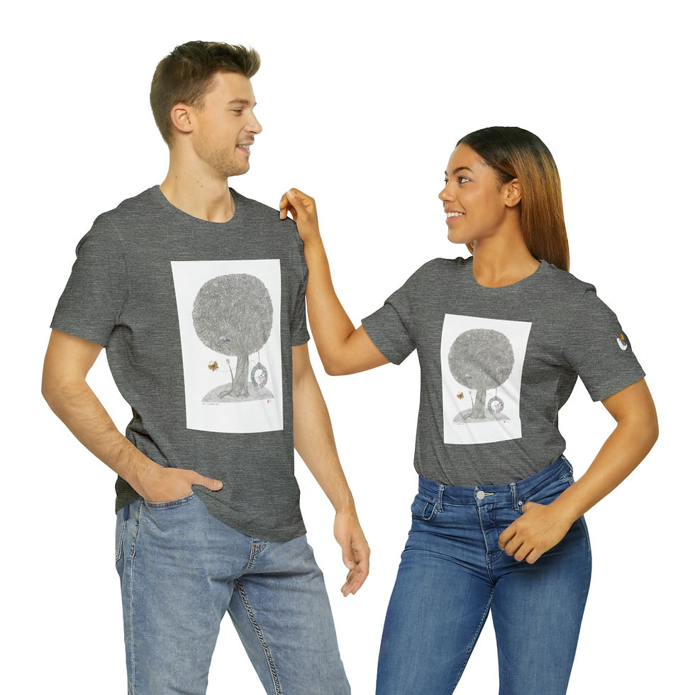Thumbnail: Lazy Days Unisex Style Jersey Short Sleeve Tee by Ikki Matsumoto