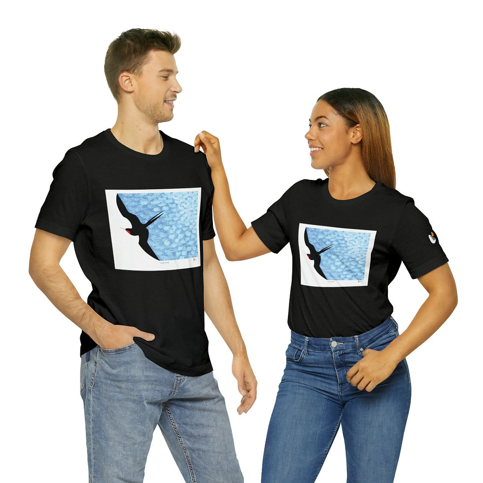 Thumbnail: Lone Flyer Unisex Style Jersey Short Sleeve Tee by Ikki Matsumoto
