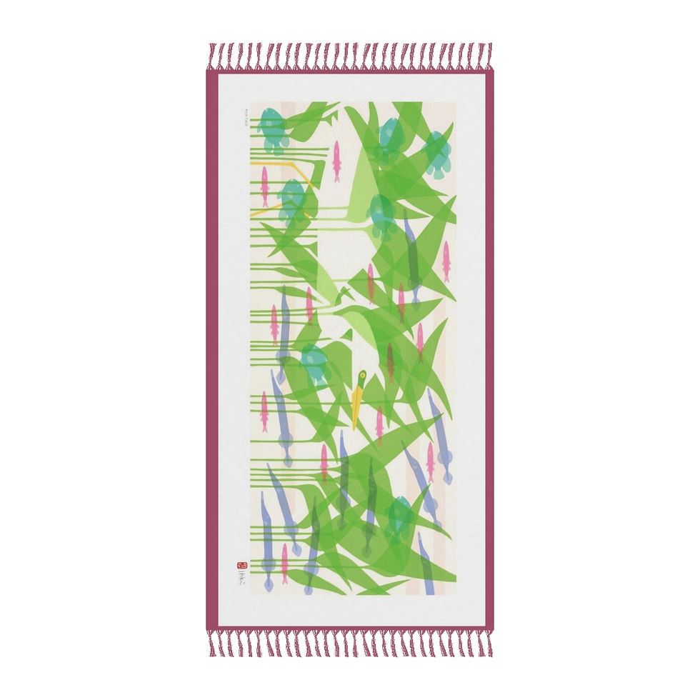 Thumbnail: Fish Tales by Ikki Matsumoto Boho Beach Cloth