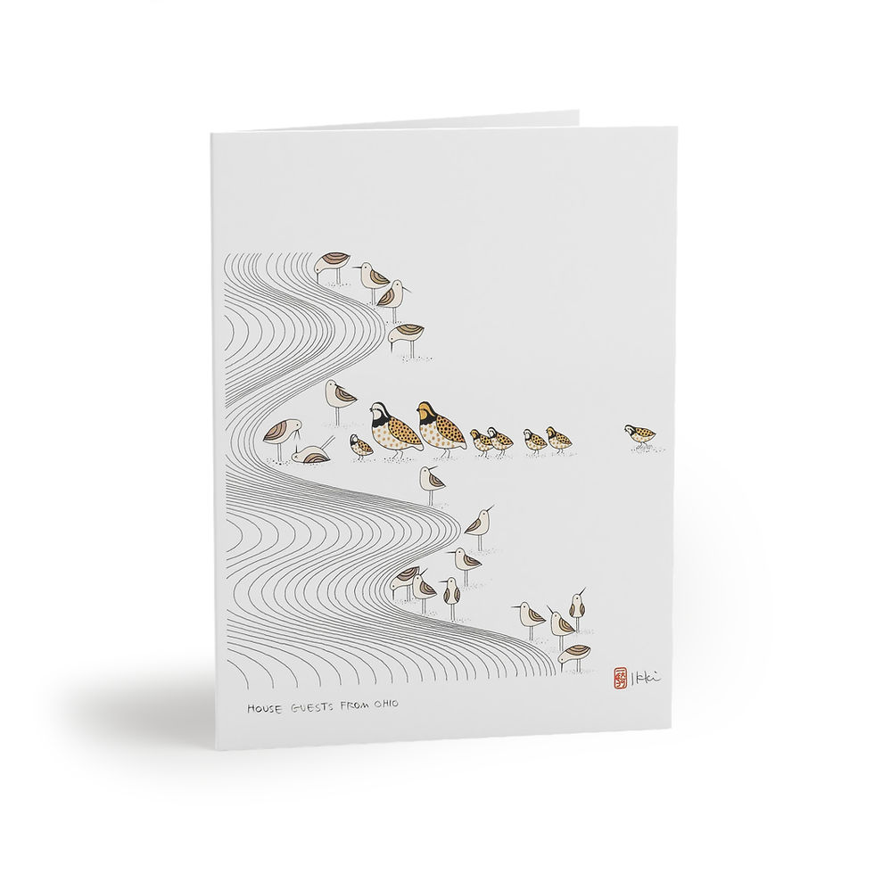 Thumbnail: House Guest From Ohio by Ikki Matsumoto Greeting Cards Set - 8, 16, or 24 Pieces