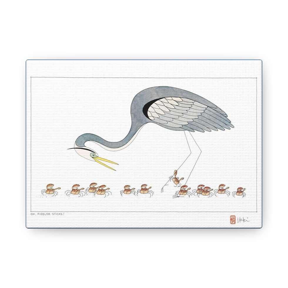 Thumbnail: Oh, Fiddler Sticks by Ikki Matsumoto Canvas Gallery Wraps